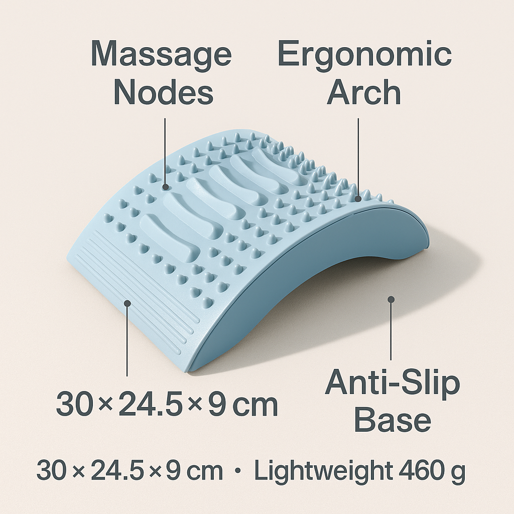 New Lumbar Support Massaging Stretch Yoga Mat